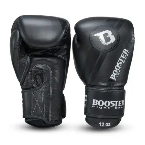 booster bokshandschoenen black foil