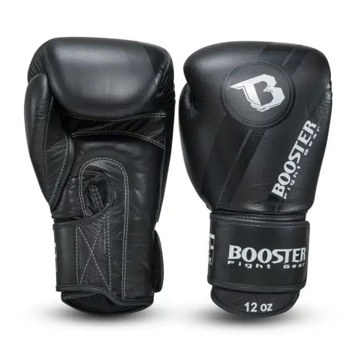 booster bokshandschoenen black foil