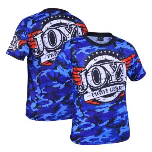 joya shirt camo blauw