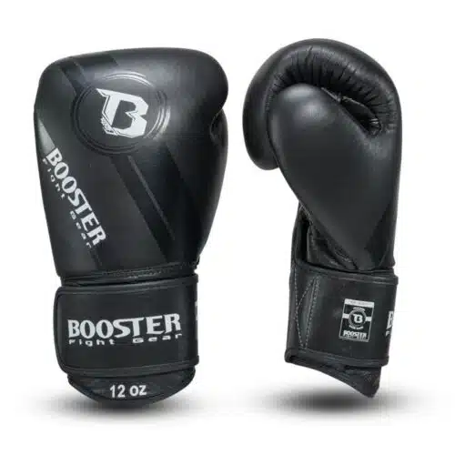 booster bokshandschoenen black foil