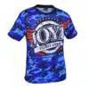 joya shirt camo blauw