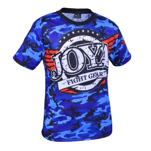 joya shirt camo blauw