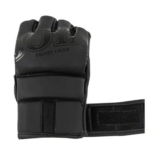 Joya mma handschoen metallic zwart