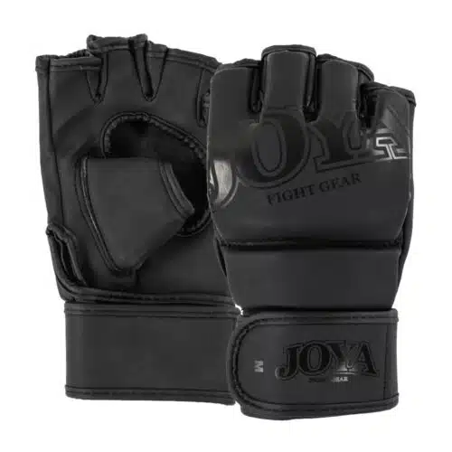 Joya mma handschoen metallic zwart