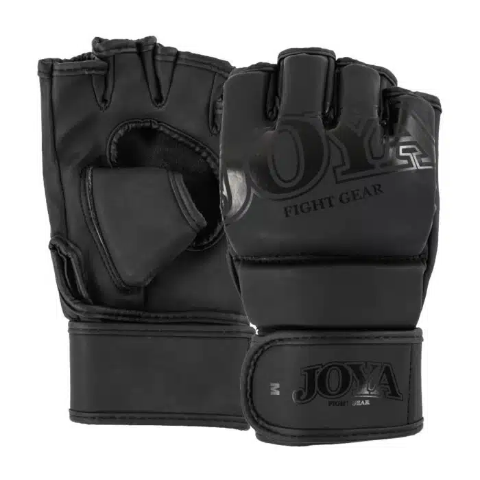 Joya mma handschoen metallic zwart