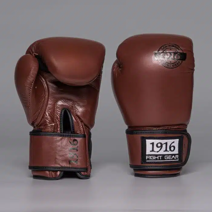 1916 Bokshandschoen Retro Bruin
