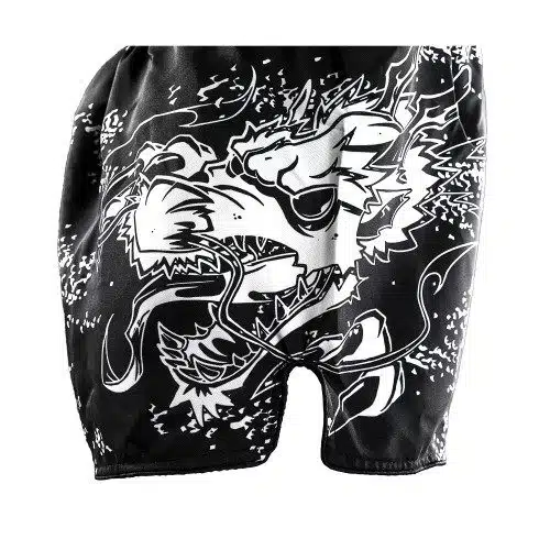 Joya junior kickboksbroek dragon wit