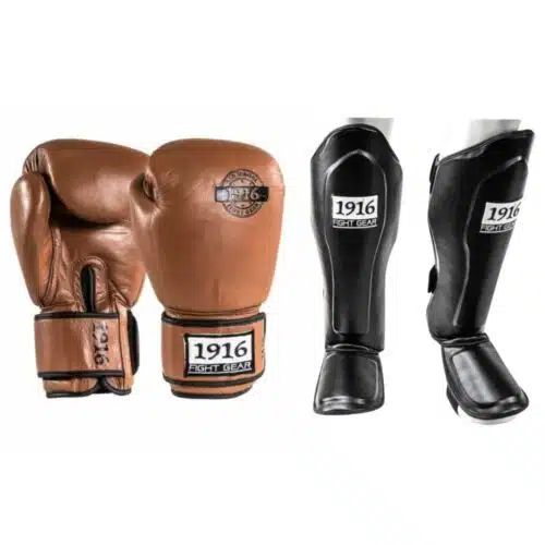 1916 Kickboks set retro leer