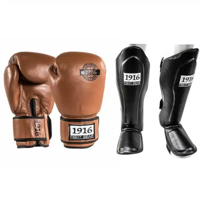 1916 Kickboks set retro leer