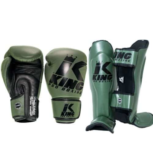 King kickboks set platinum green