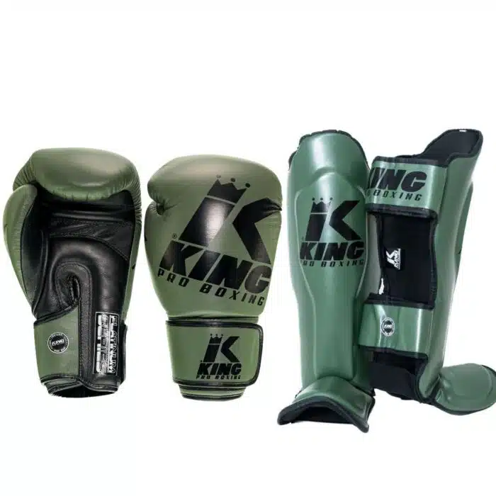 King kickboks set platinum green