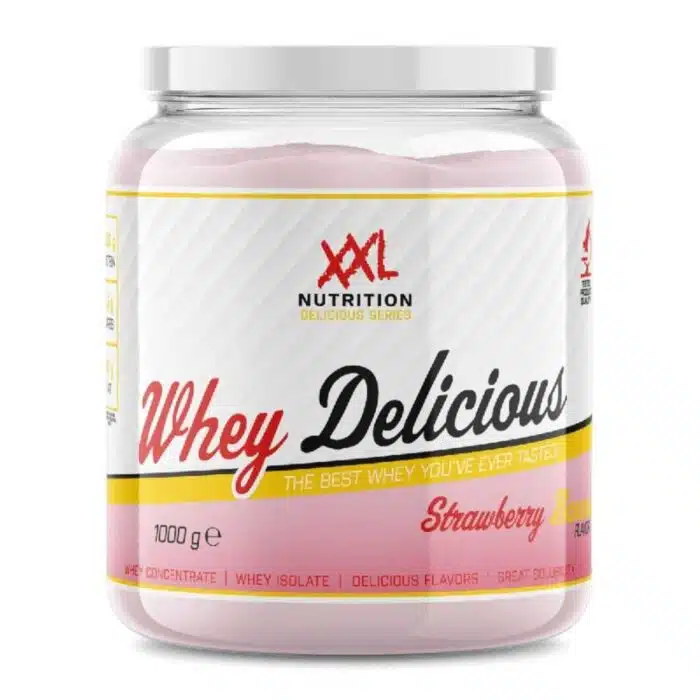 whey delicioso strawberry banaan