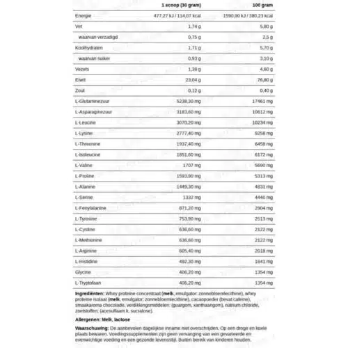 whey delicious chocolate