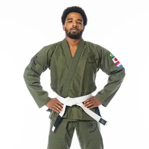 Energia fight wear bjj gi green