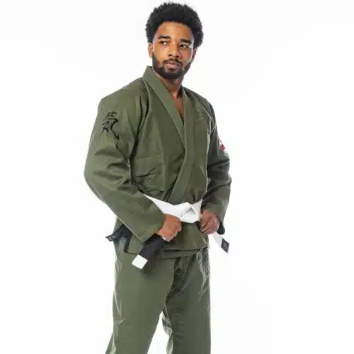 Energia fight wear bjj gi green