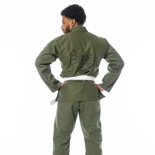 Energia fight wear bjj gi green