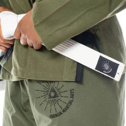 Energia fight wear bjj gi green