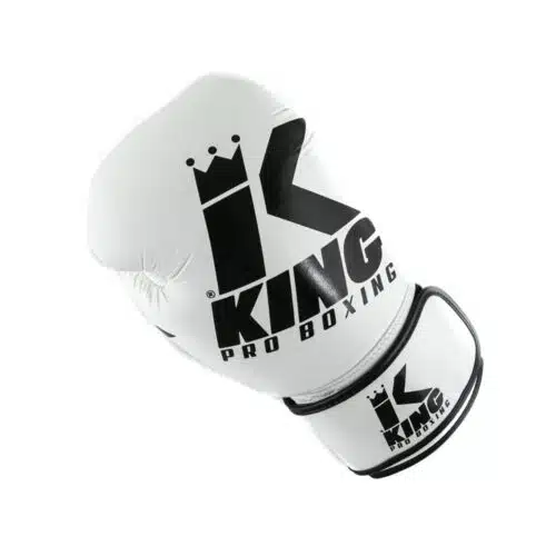 King bokshandschoen platinum wit