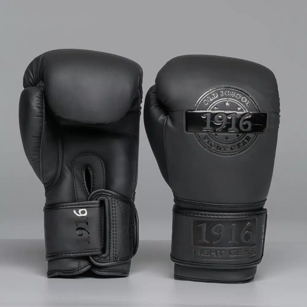 1916 Fight Gear Bokshandschoen Legend Pu Zwart