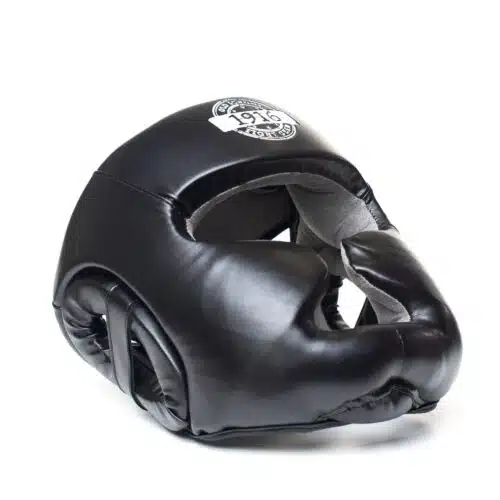 1916 Fight Gear Hoofdbeschermer PU Zwart