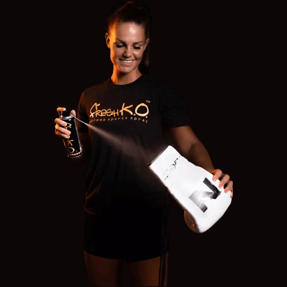 Stinkende bokshandschoenen