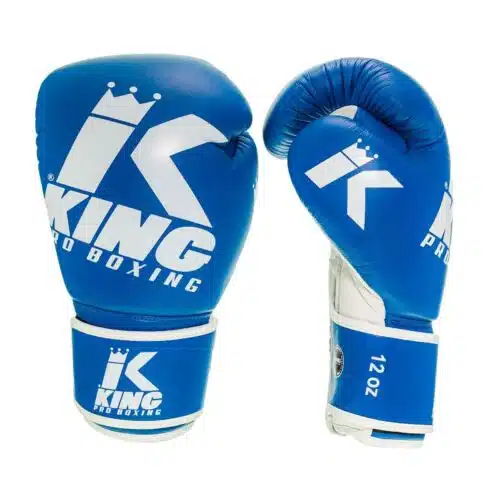 King bokshandschoen platinum 2 blauw