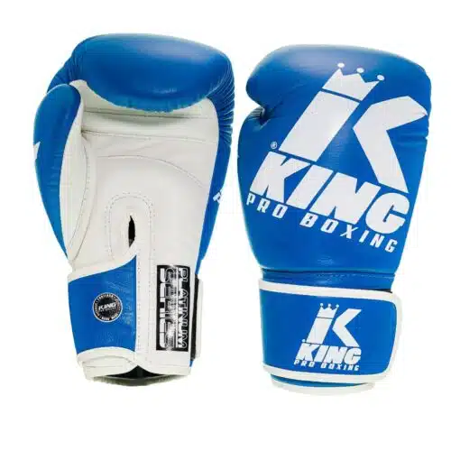 King bokshandschoen platinum 2 blauw