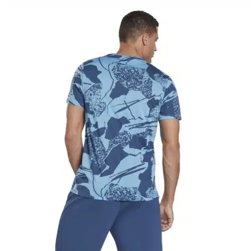 Reebok shirt wor aop blauw