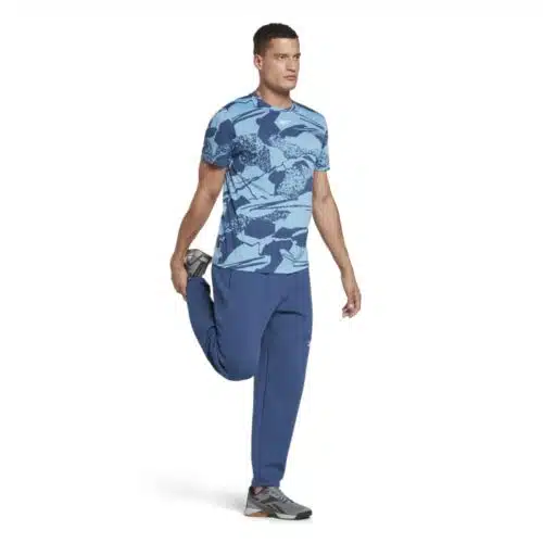 Reebok shirt wor aop blauw