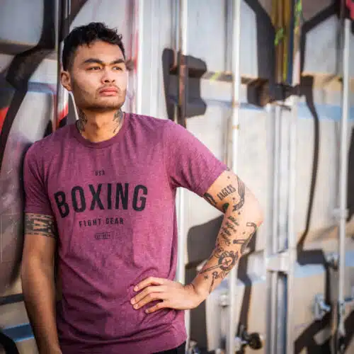 1916 Fight Gear Boxing Shirt maroon