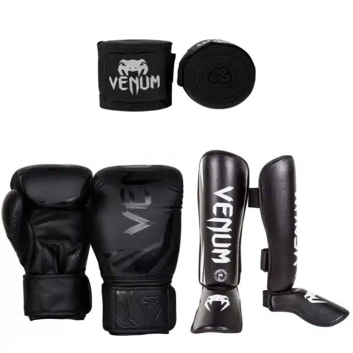 Venum kickboks set challenger BlackWhite