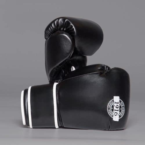 1916 Bokshandschoen Premium PU Zwart/Wit