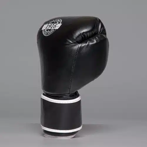 1916 Bokshandschoen Premium PU Zwart/Wit