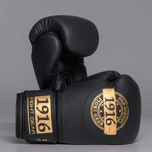 1916 Fight Gear Bokshandschoen Legend Pu Zwart/Goud
