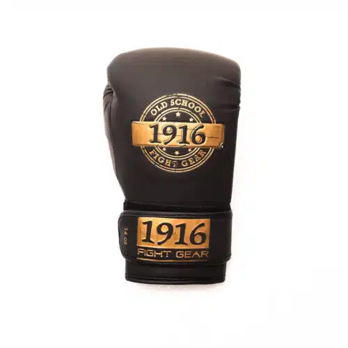 1916 fight gear bokshandschoen legend pu zwart/goud