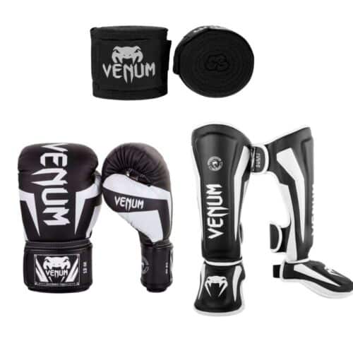 Venum Kickboks set Elite Black/white