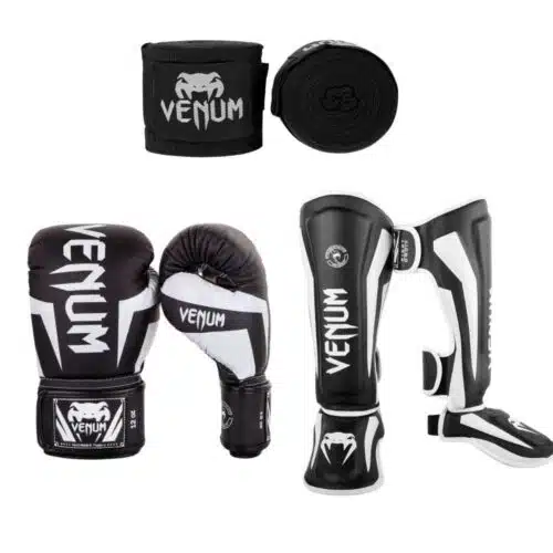 Venum Kickboks set Elite Black/white