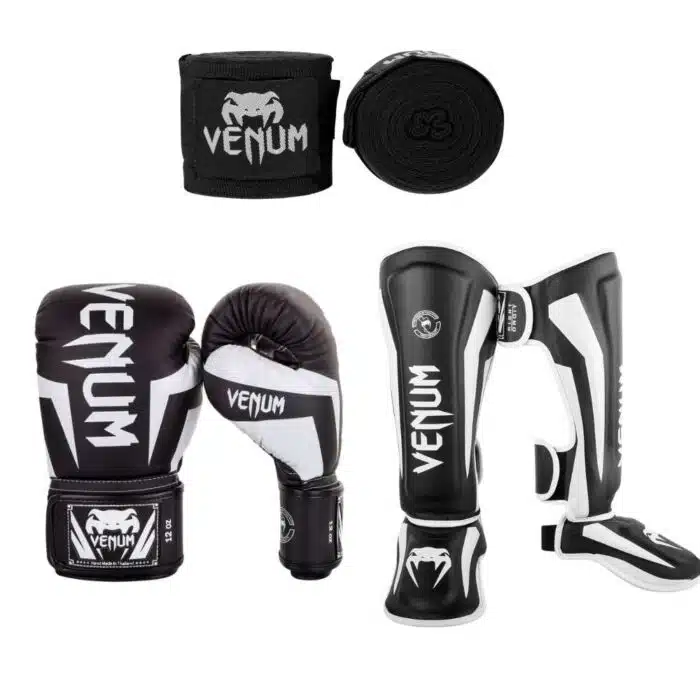 Venum Kickboks set Elite Black/white