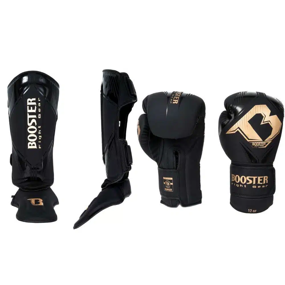 Booster kickboks set bangkok zwart