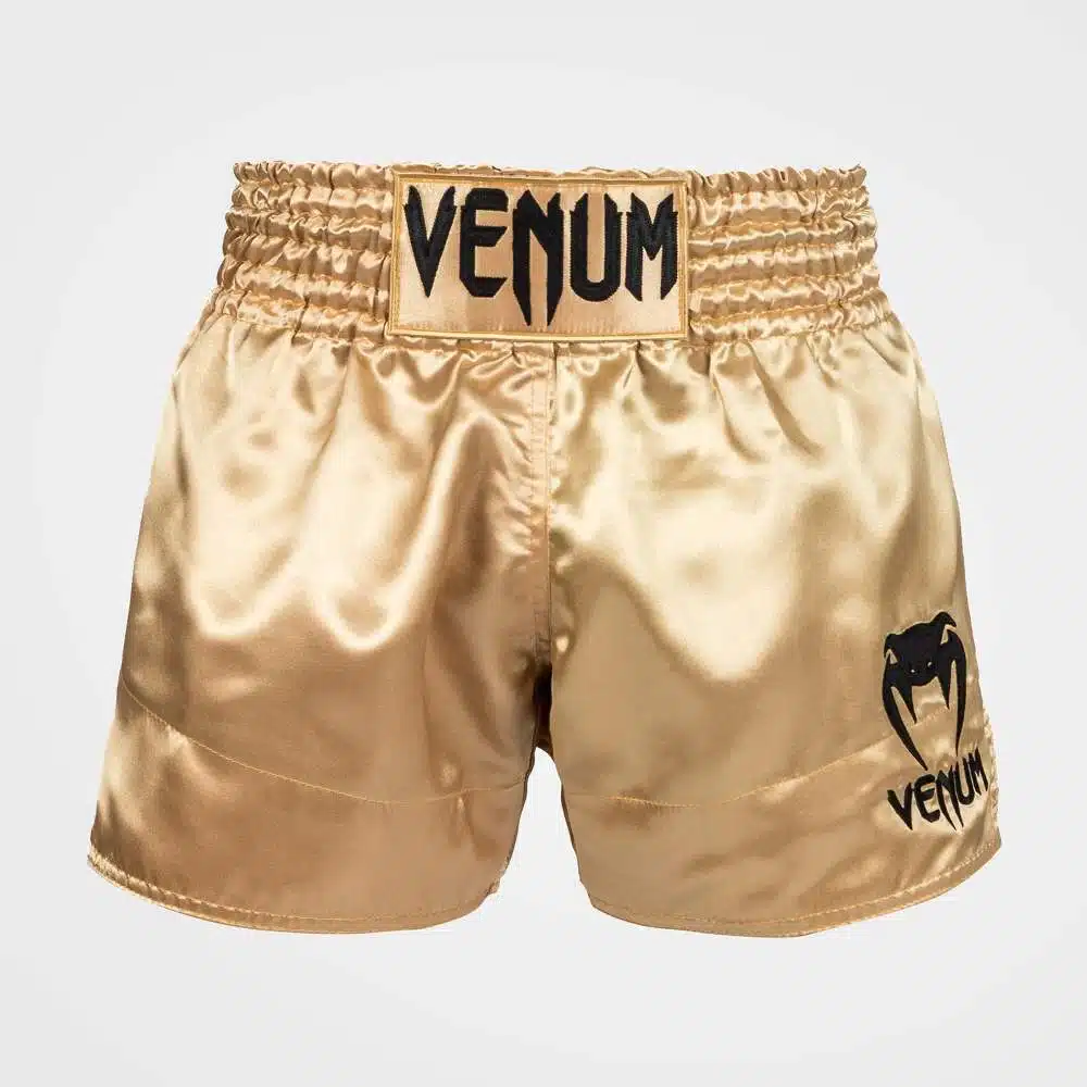 Venum kickboksbroek muay thai classic goud