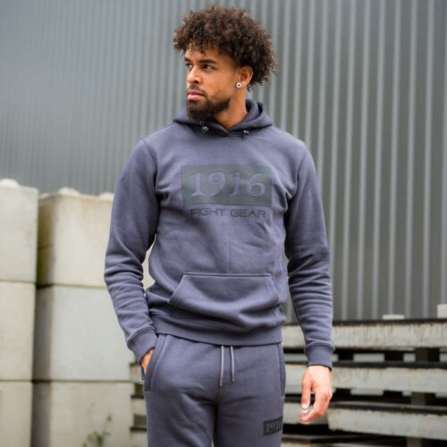 1916 fight gear hoodie grey