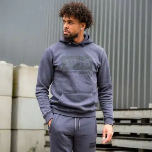 1916 fight gear hoodie grey