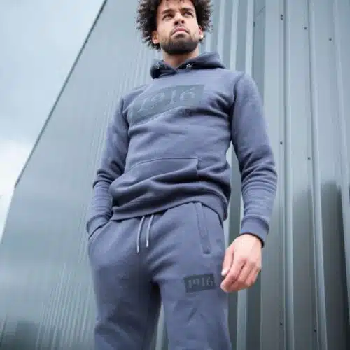 1916 fight gear hoodie grey