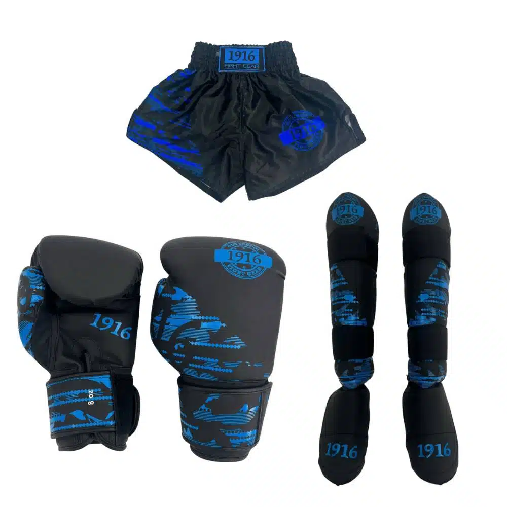 1916 Fight Gear Kickboks Set Youth Fighters Blue