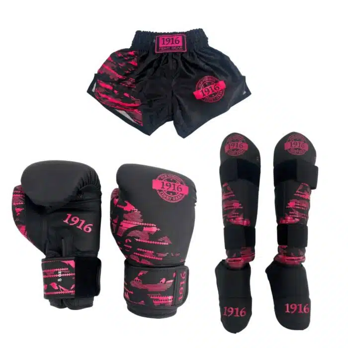 1916 Fight Gear Kickboks Set Youth Fighters Pink