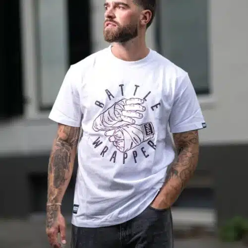 1916 fight gear baatle wrapper shirt white