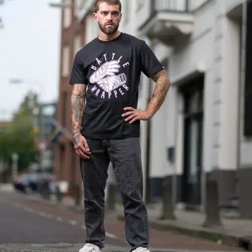 1916 fight gear baatle wrapper shirt black