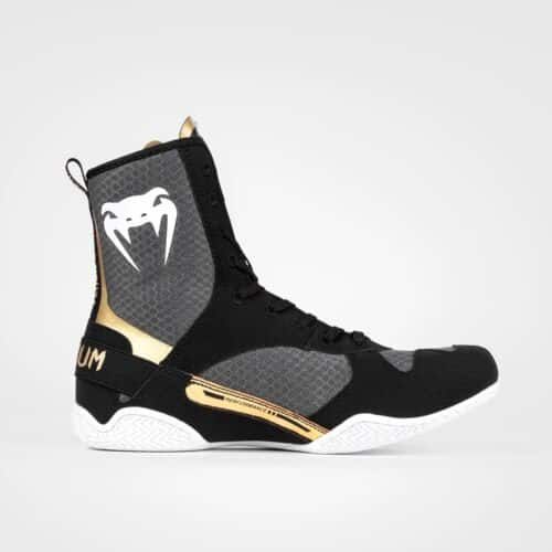 Venum ELite Boksschoenen Black/White/Gold