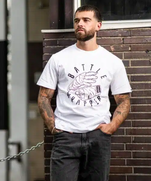 1916 fight gear baatle wrapper shirt white