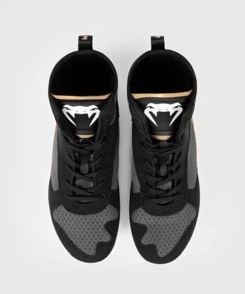 Venum ELite Boksschoenen Black/White/Gold